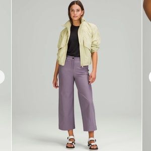 Lululemon City Sleek 5 Pocket Wide-Leg High Rise 7/8 Length Pant